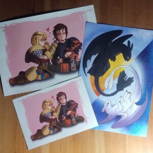 Cómo entrenar a tu dragón Print